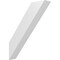 Ekena Millwork 3 1/2-in. W x 16-in. D x 20-in. H Traditional Architectural Grade PVC Knee Brace BRCP035X16X20TRA - alternate 1